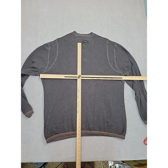 Harley Davidson Thermal Shirt Mens XL Gray Spellout Embroidered Cotton Cashmere - Picture 11 of 16